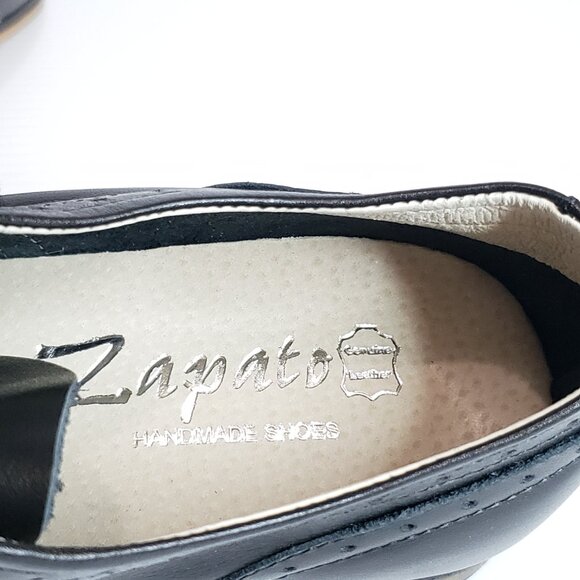 Zapato Black Leather Oxford - HAML6 - Picture 7 of 8